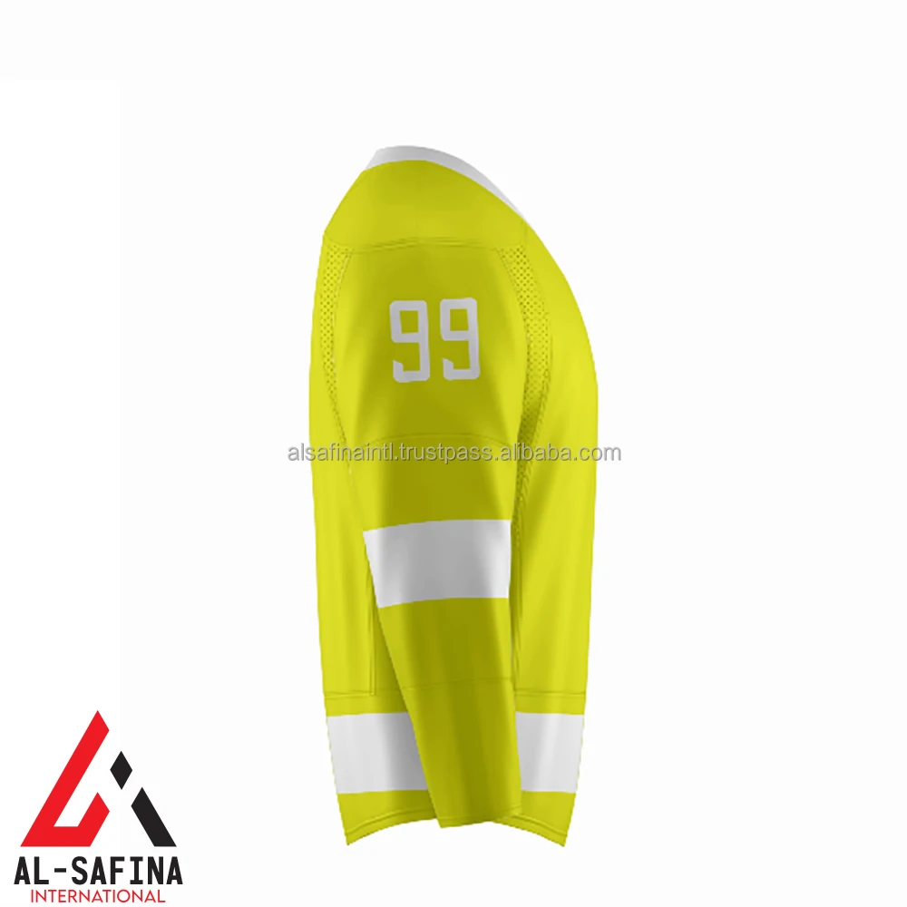 Ice Hockey Jersey Beige Classic Ice Hockey Jersey Team Clubs League