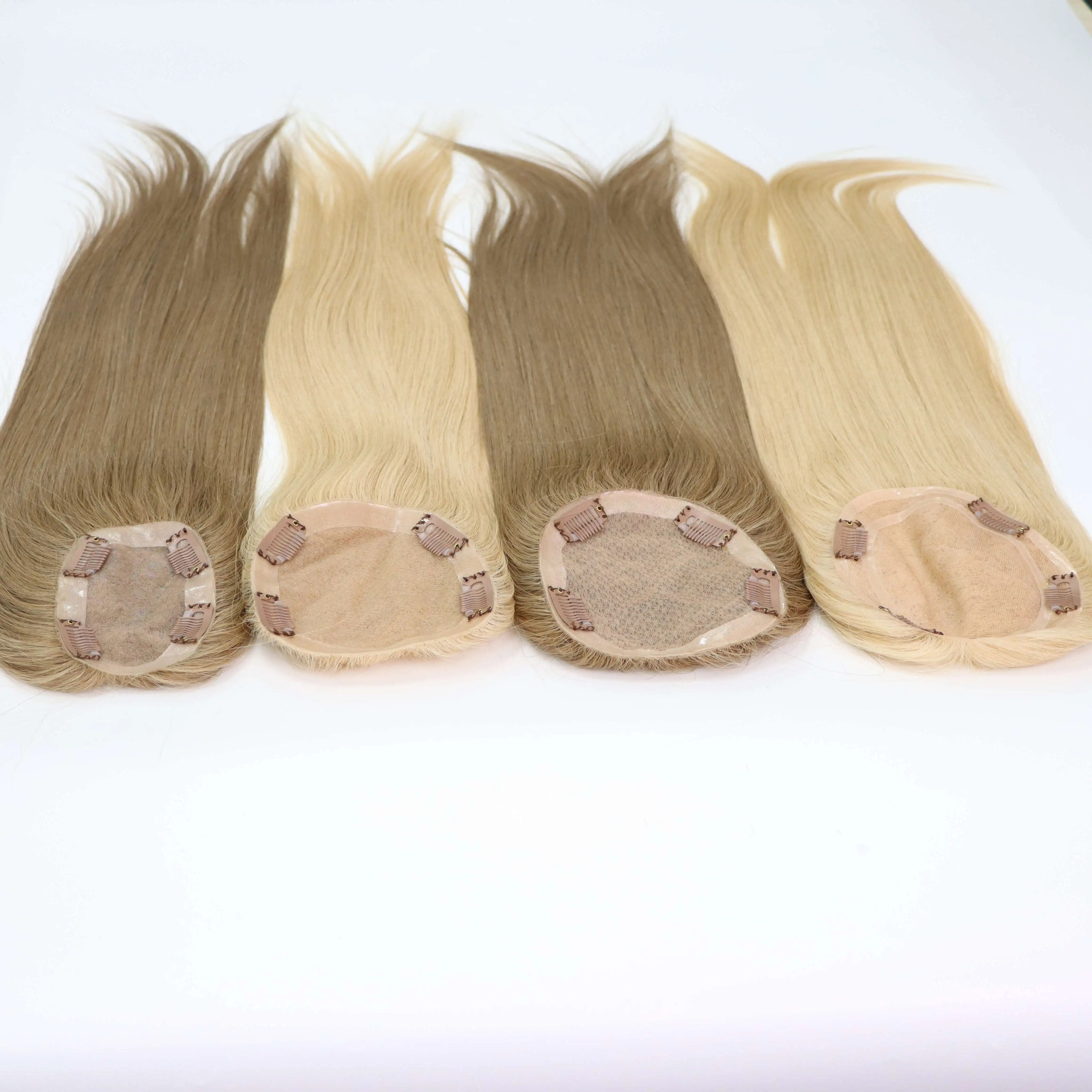 Wholesale price hot trend 2024 Silk Base Topee for women from raw Vietnamese human hair extension top new hair products
