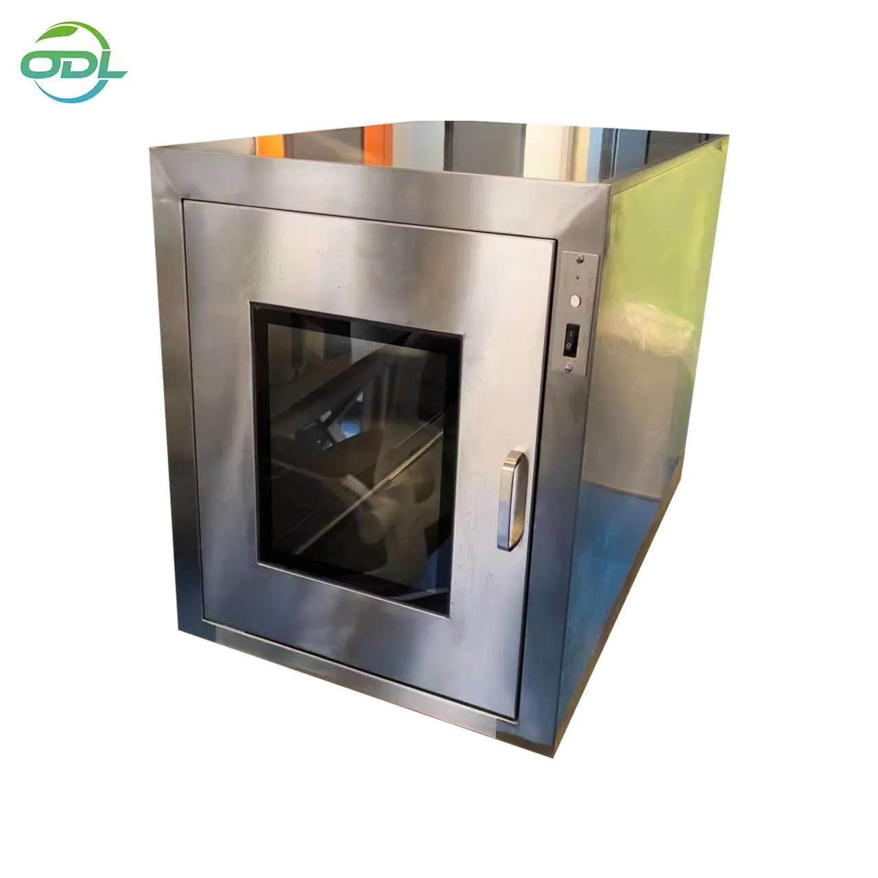 GMP Stainless Steel Pass Box Static Type Electrical Interlock Clean Room Pass Through Box Multi function Pass Box