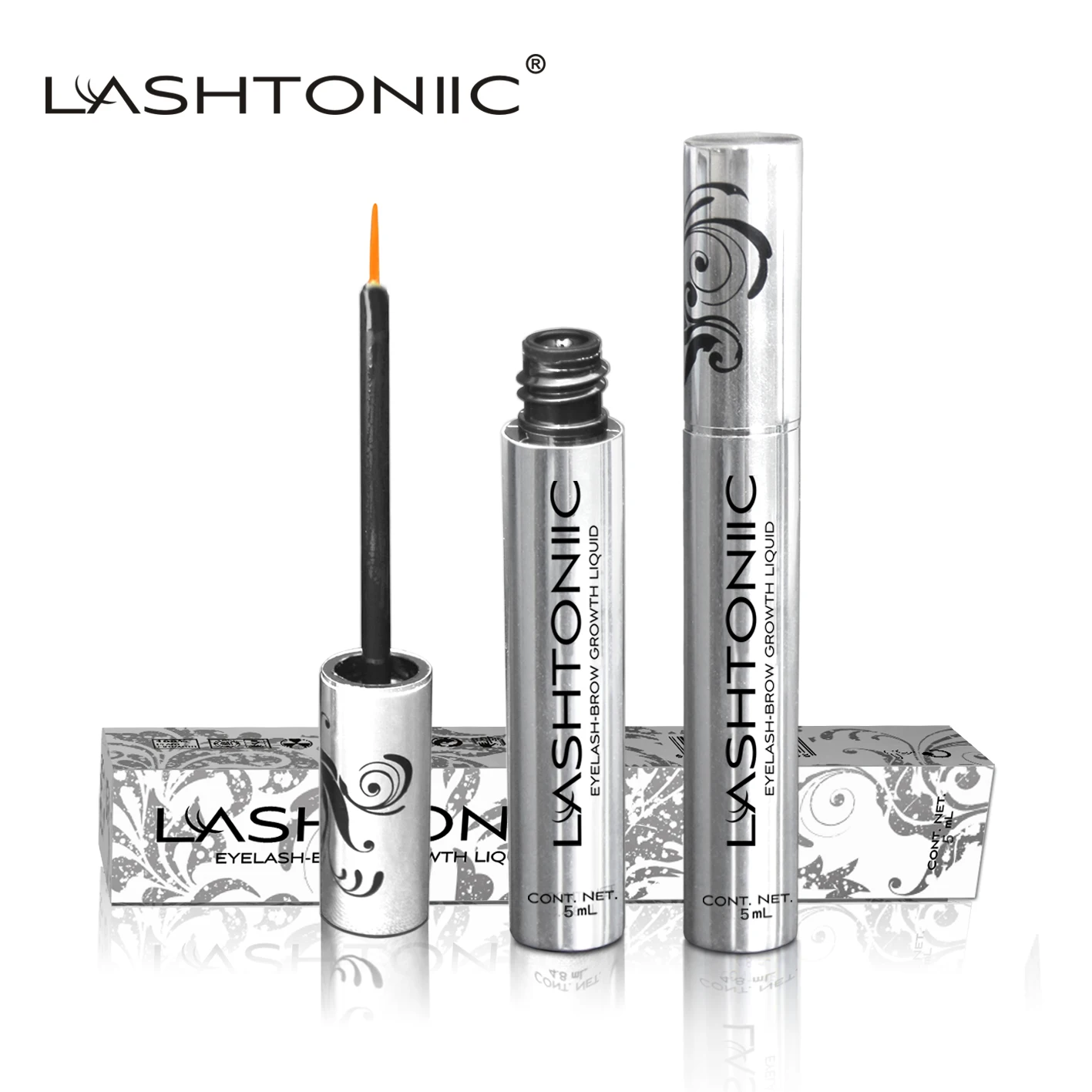 Hot sell LASHTONIIC EPM hair Lengthening,herbal eyelash eyebrows lotion