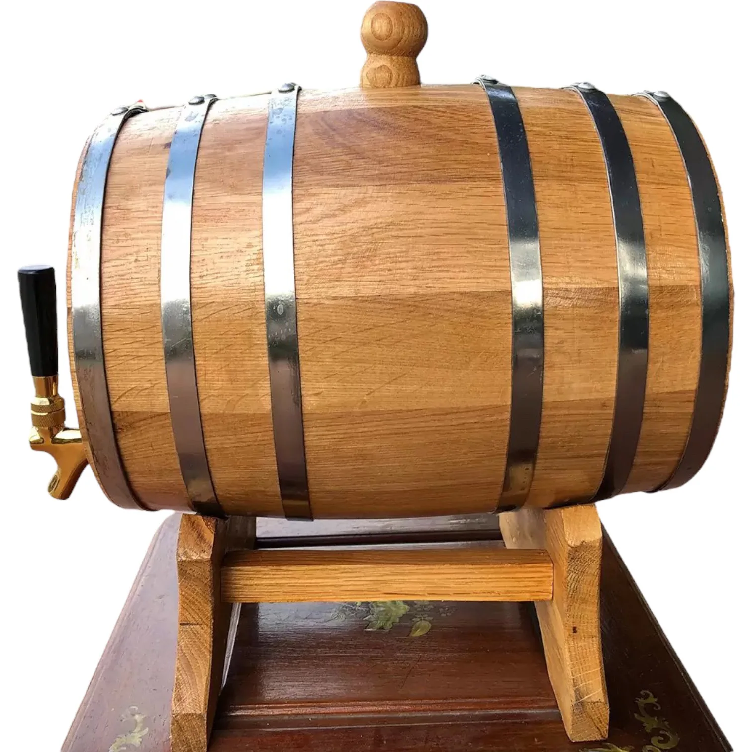 Factory Vietnam OEM/ODM Wholesale High Quality Customized Cheap Wooden Wine Barrel With Tap Bulk Purchases In Stock