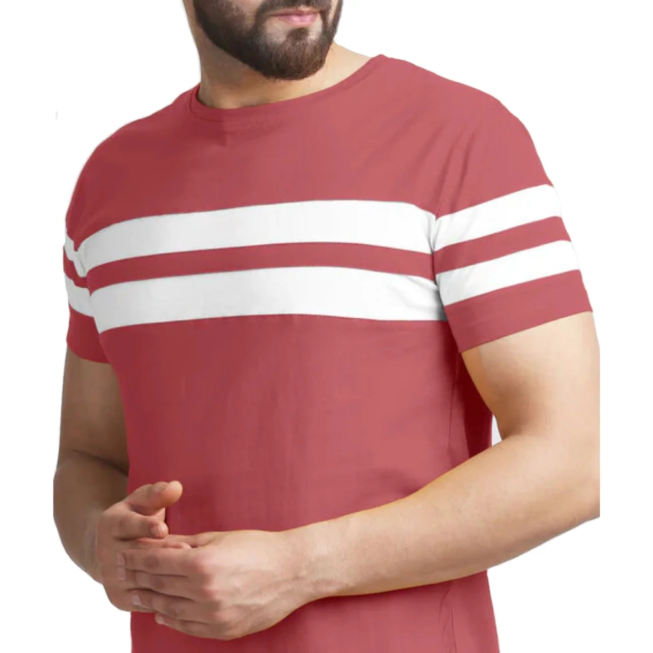 2024 Stripes Shirts Mens T Shirt Unisex Hip Hop Sublimation T-shirts Cropped T Shirt Wholesale Oem New Style