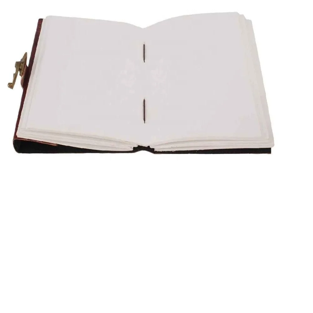 Genuine Celtic Fighting Griffin Leather Journal Lock Sketch Book Vintage Embossed Handmade Paper Cover Gift Diary