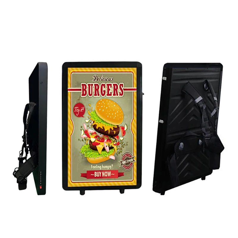 Backpack Mobile LCD Poster Digital Human Walking Billboard Supplier