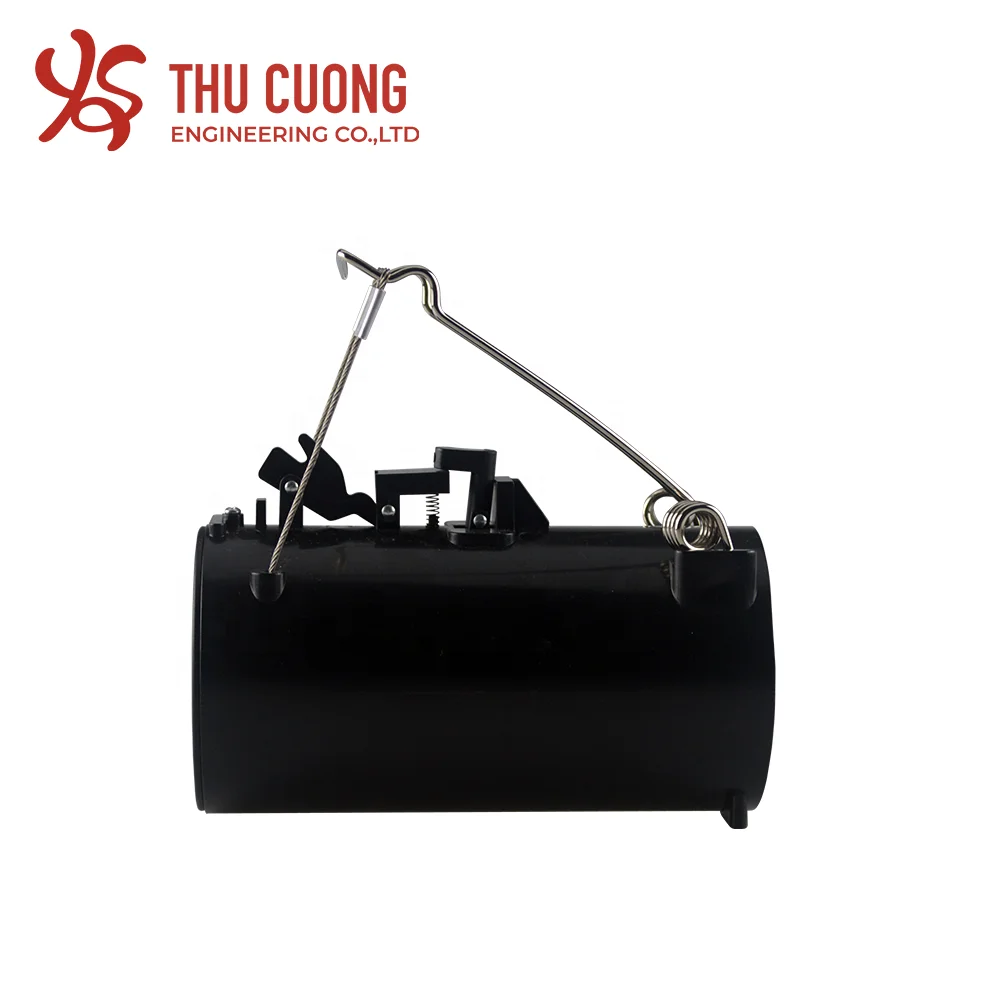 Easy Set Black Hole Mole Trap Quick Kill Rats Easy Set Pest Control Black Plastic With Metal High Sensitive Gopher Trapping