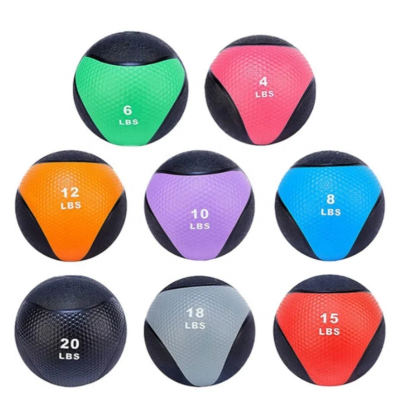 Best Price Gravity Ball Exercise Balance Training Fitness Rubber Medicine Ball for Gym Power Training