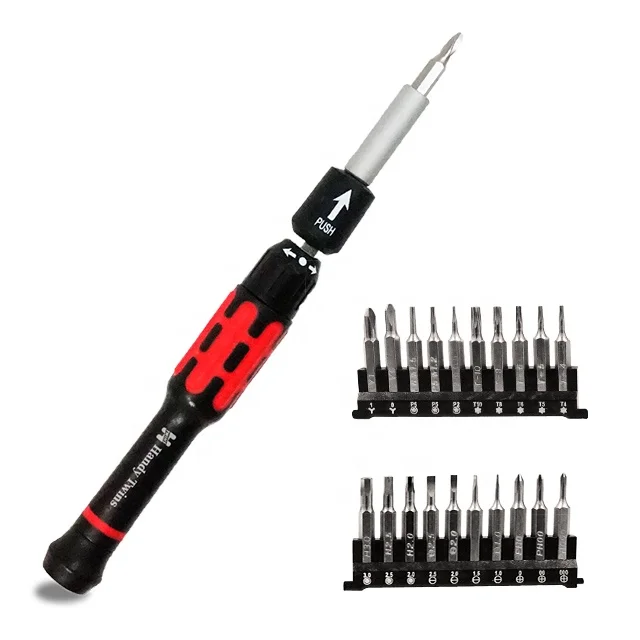 Manual Precision Screwdriver Kit With 20 Bits