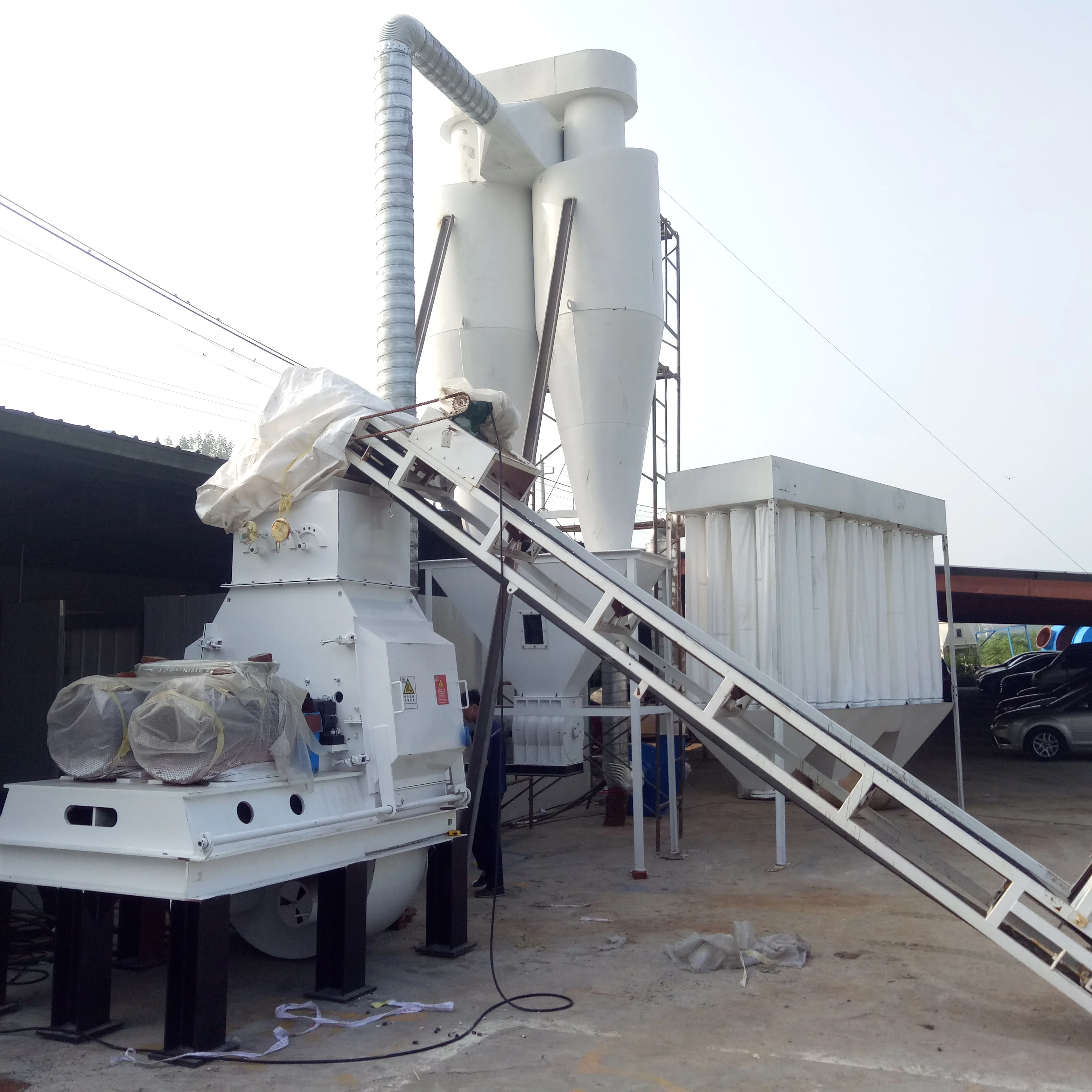 Bolida & Rotex large capacity hammer mill grinder grinding equipment for sawdust and wood chips factory directly supply price