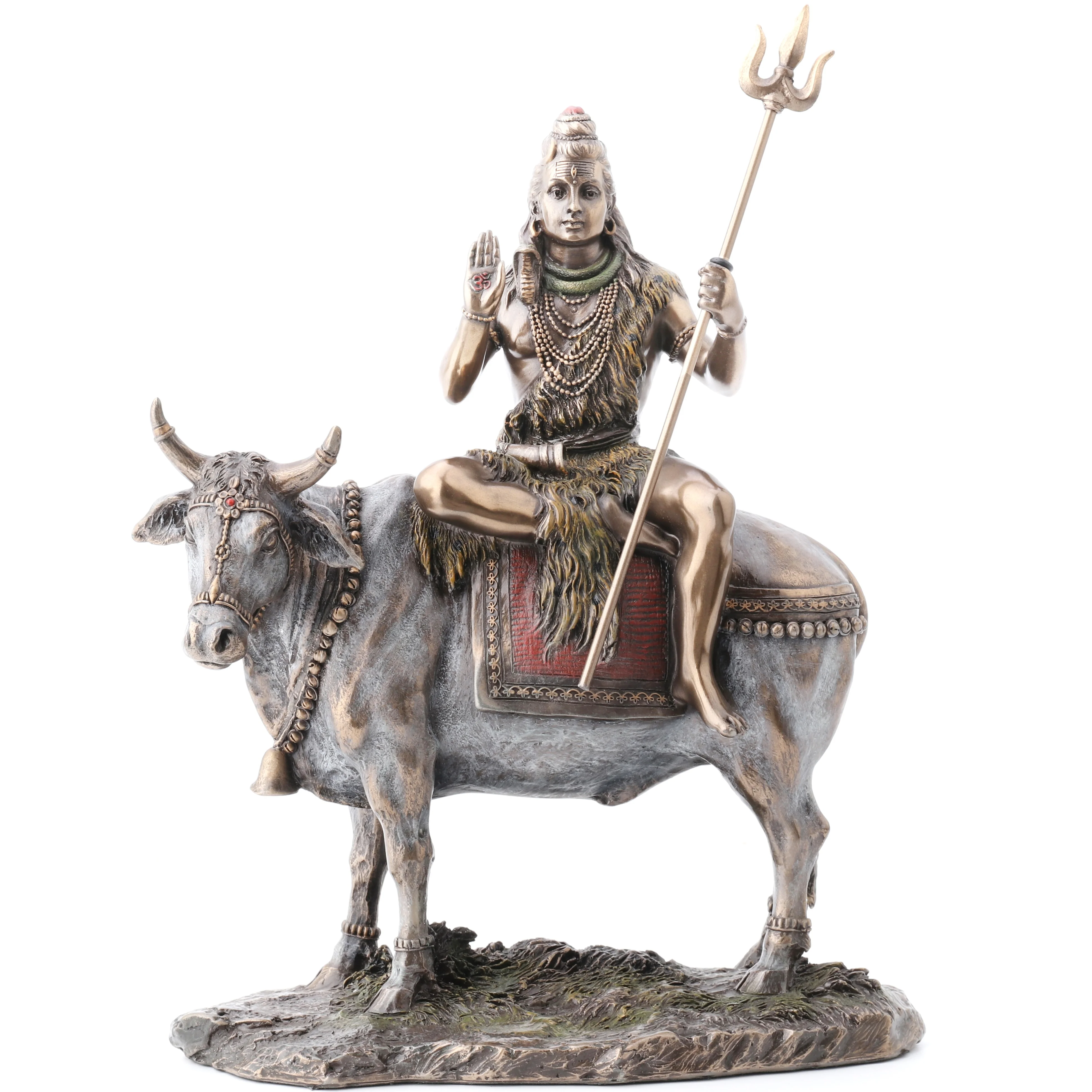 VERONESE дизайн-SHIVA на NANDHI бычья бронза холодного литья-OEM доступен