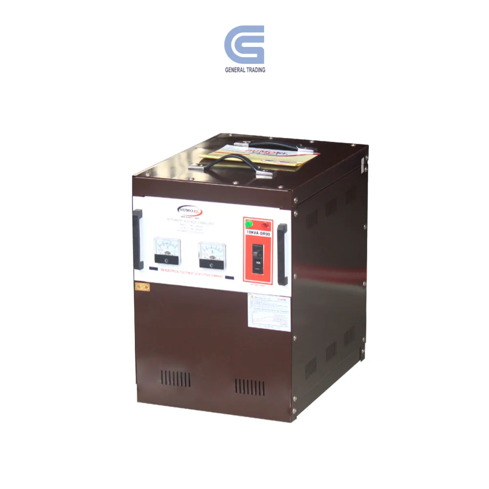 Voltage regulators 3KVA 50KVA  Single-Phase AC Current Voltage Regulator Stabilizer AVR SCR Servo Motor Copper Made Vietnam