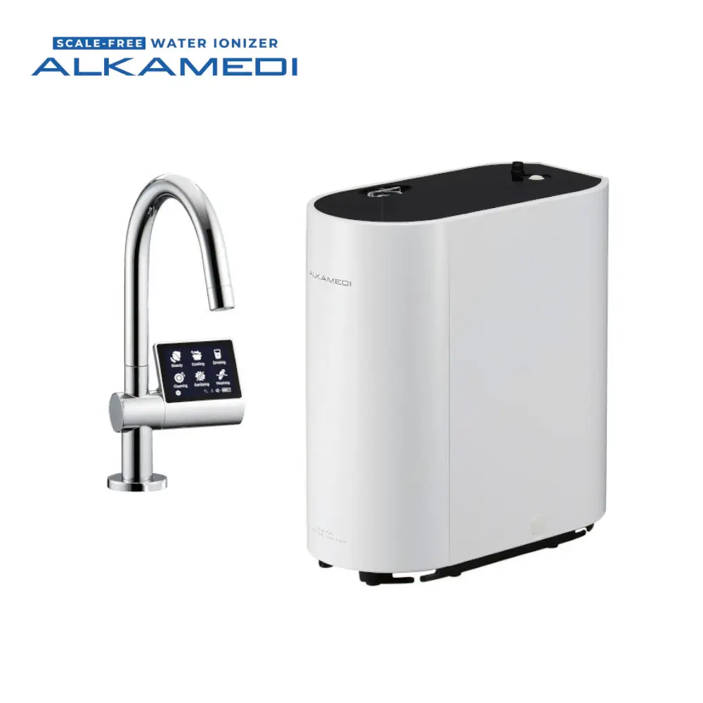 SCALE-FREE Alkaline Water Ionizer ALKAMEDI AMU 7000F 9 hydrogen anti-oxidant water Under-sink type made in Korea