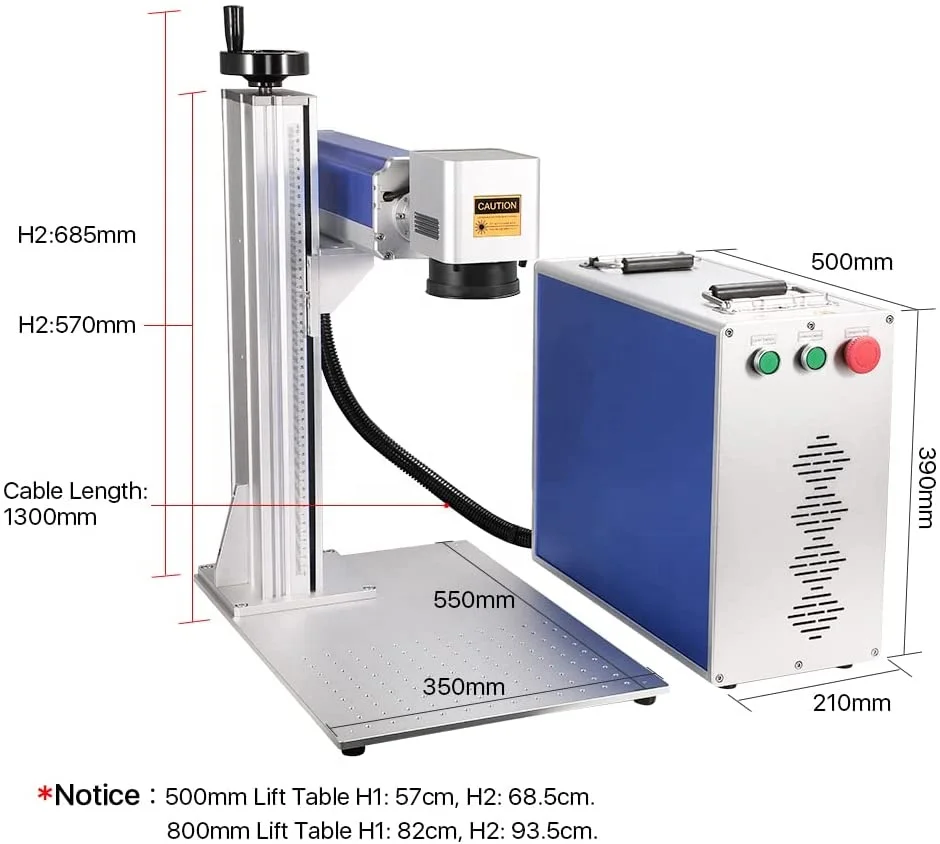 Sunlite Deep engraving with rotary Max Raycus JPT 20watt 30w 50w fiber laser marking machine
