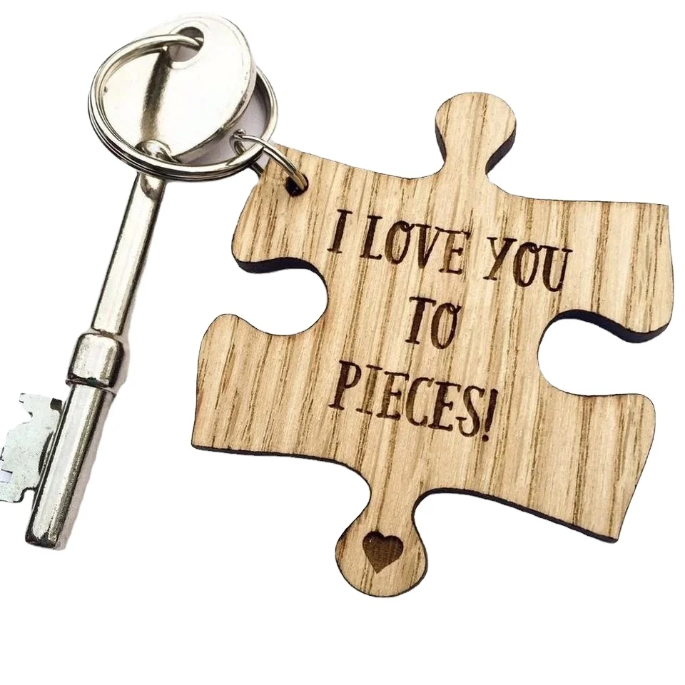 Hot Selling Customized Wooden Keyring with custom logo Blank Wooden Key Chain at Wholesale Price