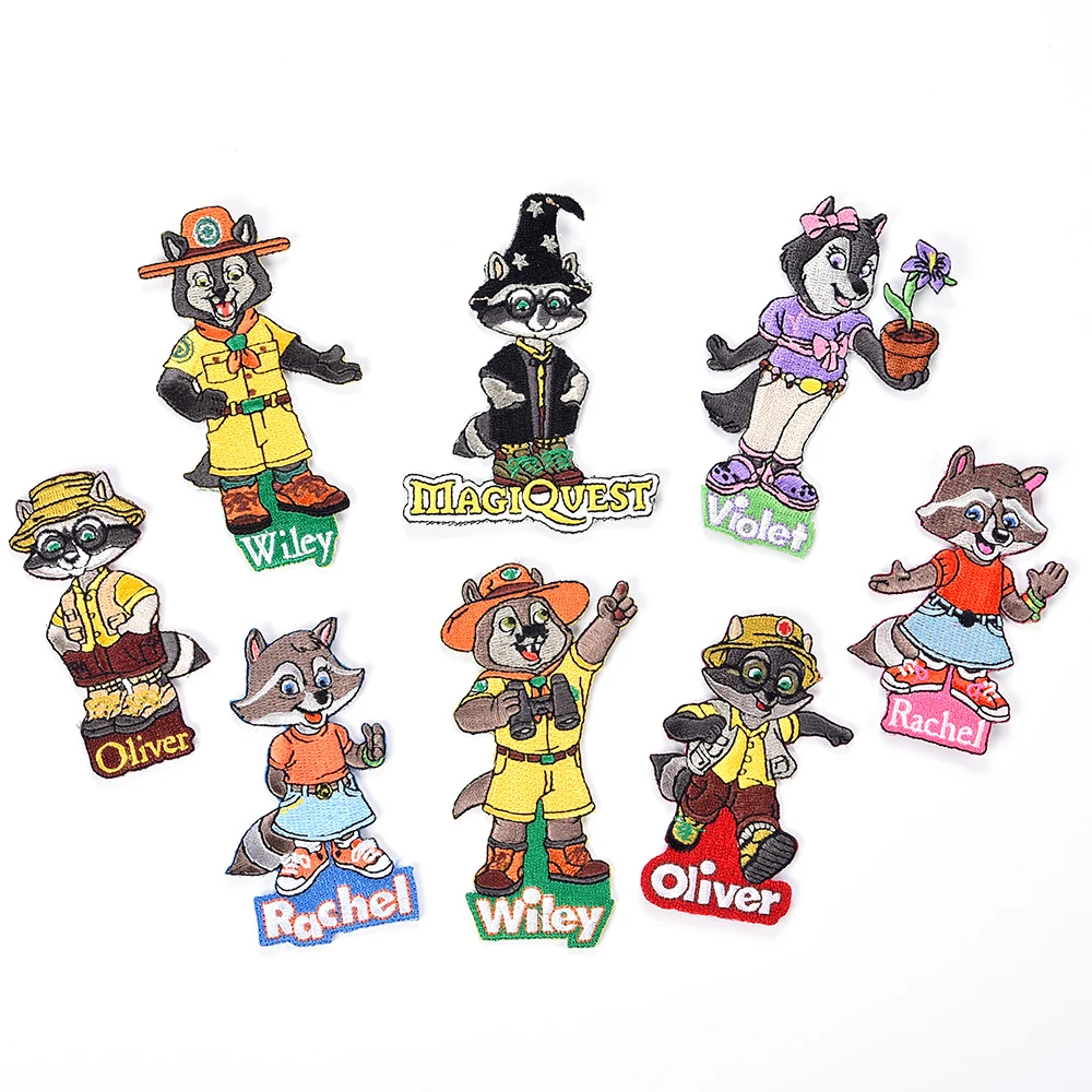 Customize Embroidery Badges And Patch With Iron Or Paper Or Twill Or PVC Backing