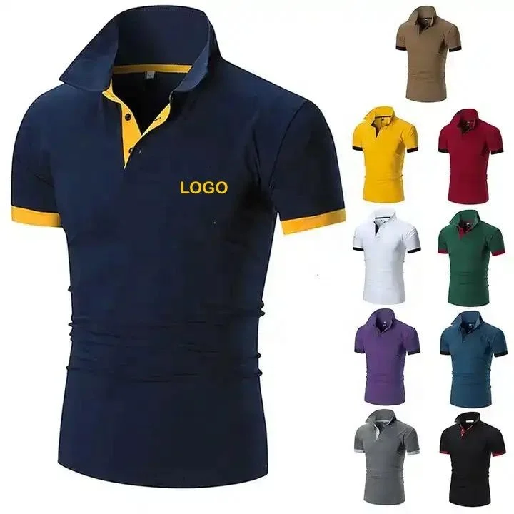 High Quality Cotton Casual Customized Company Promotional Polo Shirt Uniform Plain Golf Blank T Shirt Mens Polo Shirts