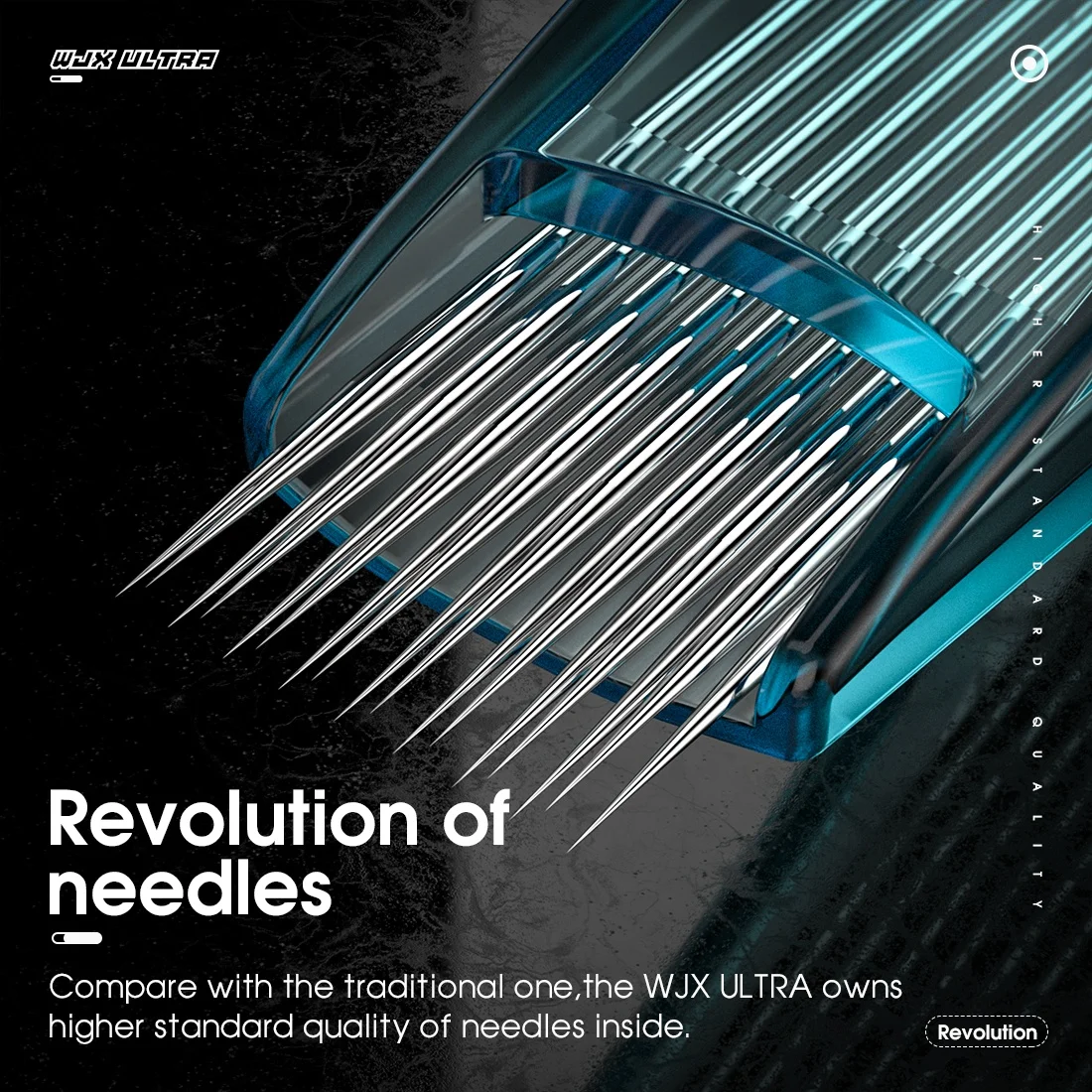 Wjx Ultra 20Pcs Round Liner Bugpin Size 1001RL Tattoo Needles for Pro Artists Tattoo Cartridge Needle