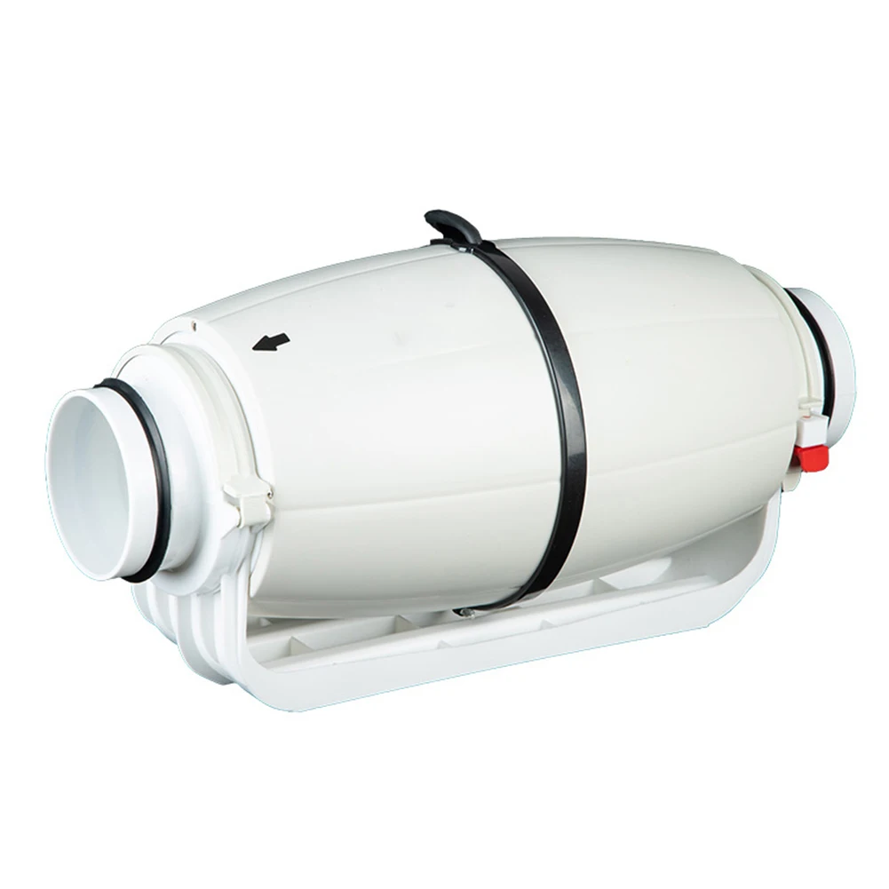Pipe Silent Duct Fan China Factory Direct Sell 220-240V 50hz 2 Poles Centrifugal Fan AC 220V OEM,ODM Plastic QINLANG White