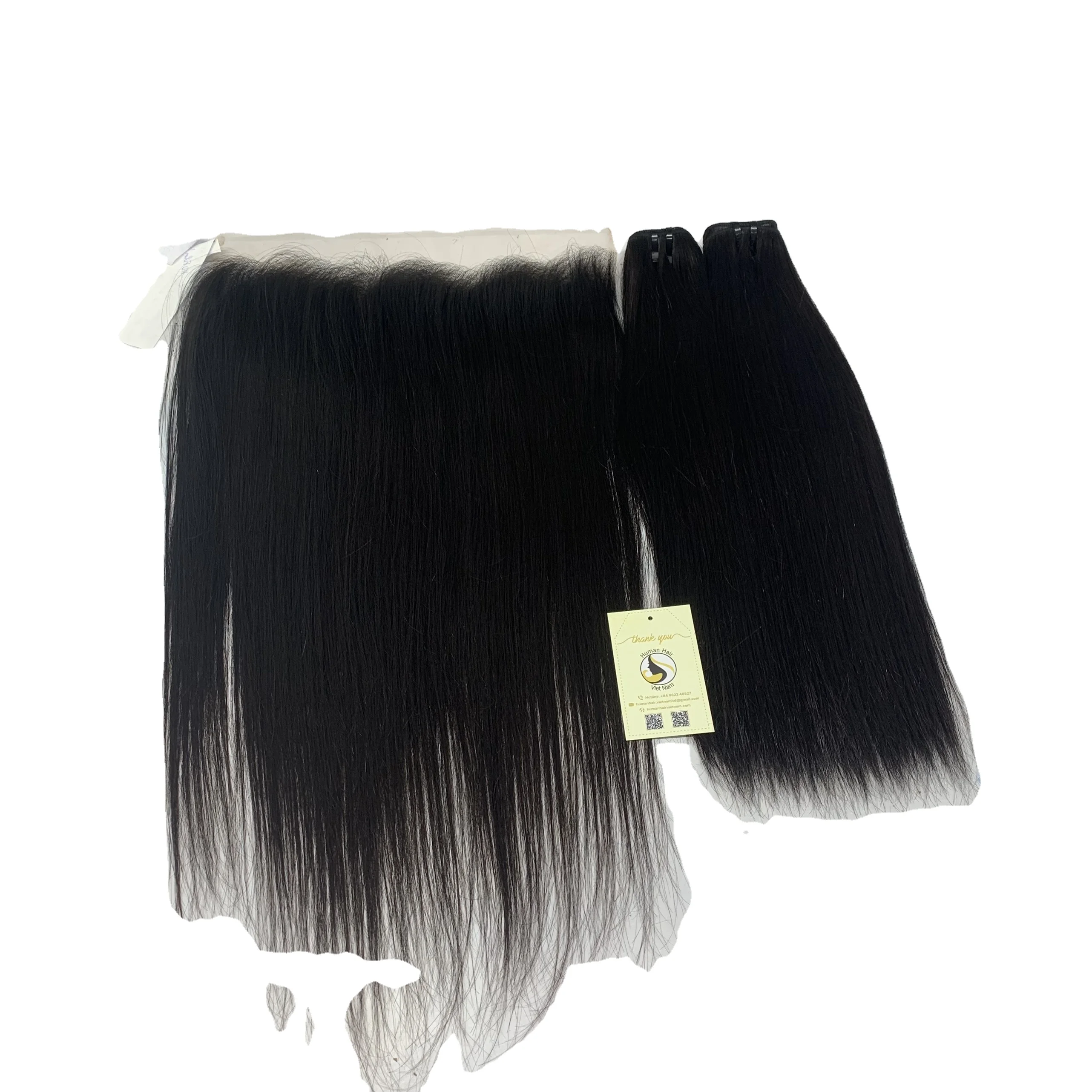 New Model Combo Hair Bundles With 13x6 Closure Virgin Hair Bundles With Lace Closure Straight Hair Bundle Set