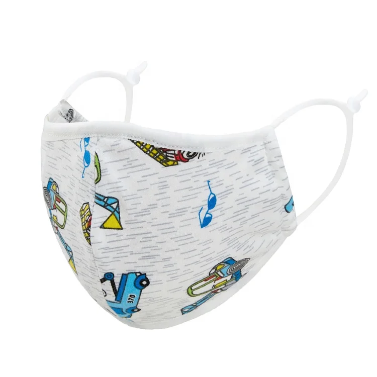  Многоразовая хлопковая маска для лица с фильтром из активированного угля PM 2 5