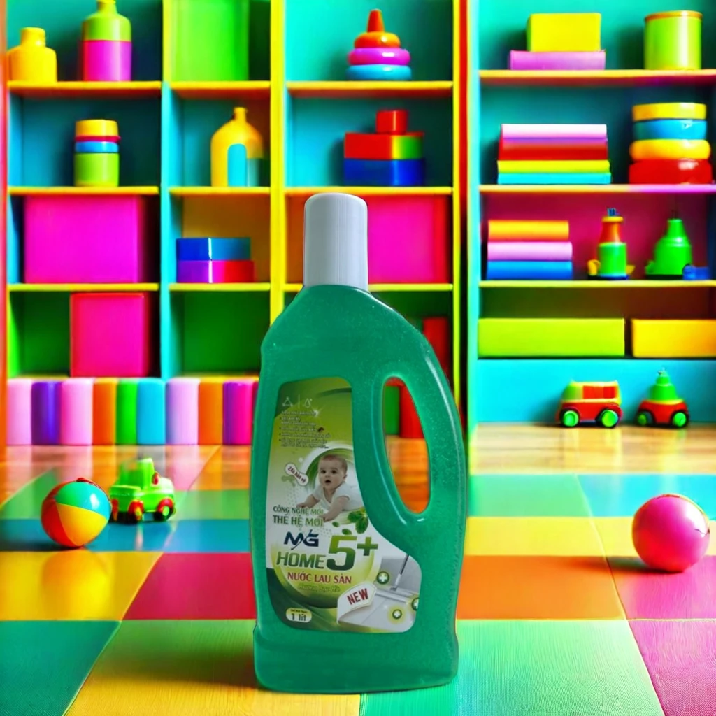 Floor cleaner is produced using exclusive new technology Foaming floor cleaner cleans quickly and safely