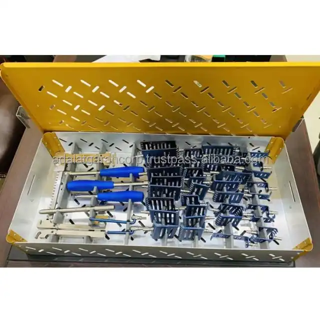 
CLR cervical retractor set with titanium blades orthopedic instruments 