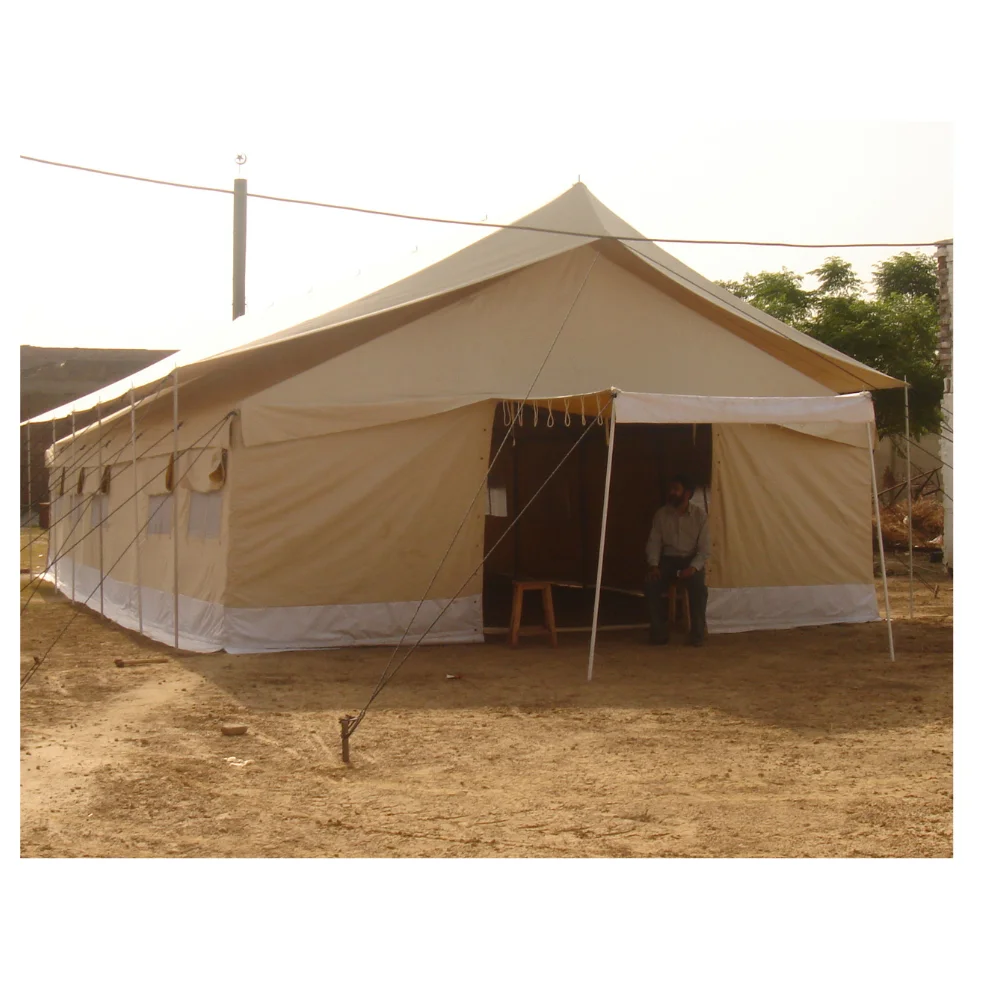 Quality First Aid Tent 5 to 20 Persons Canvas with Strong Frame Disaster Relief Tent For Temporary School Hospital Tent