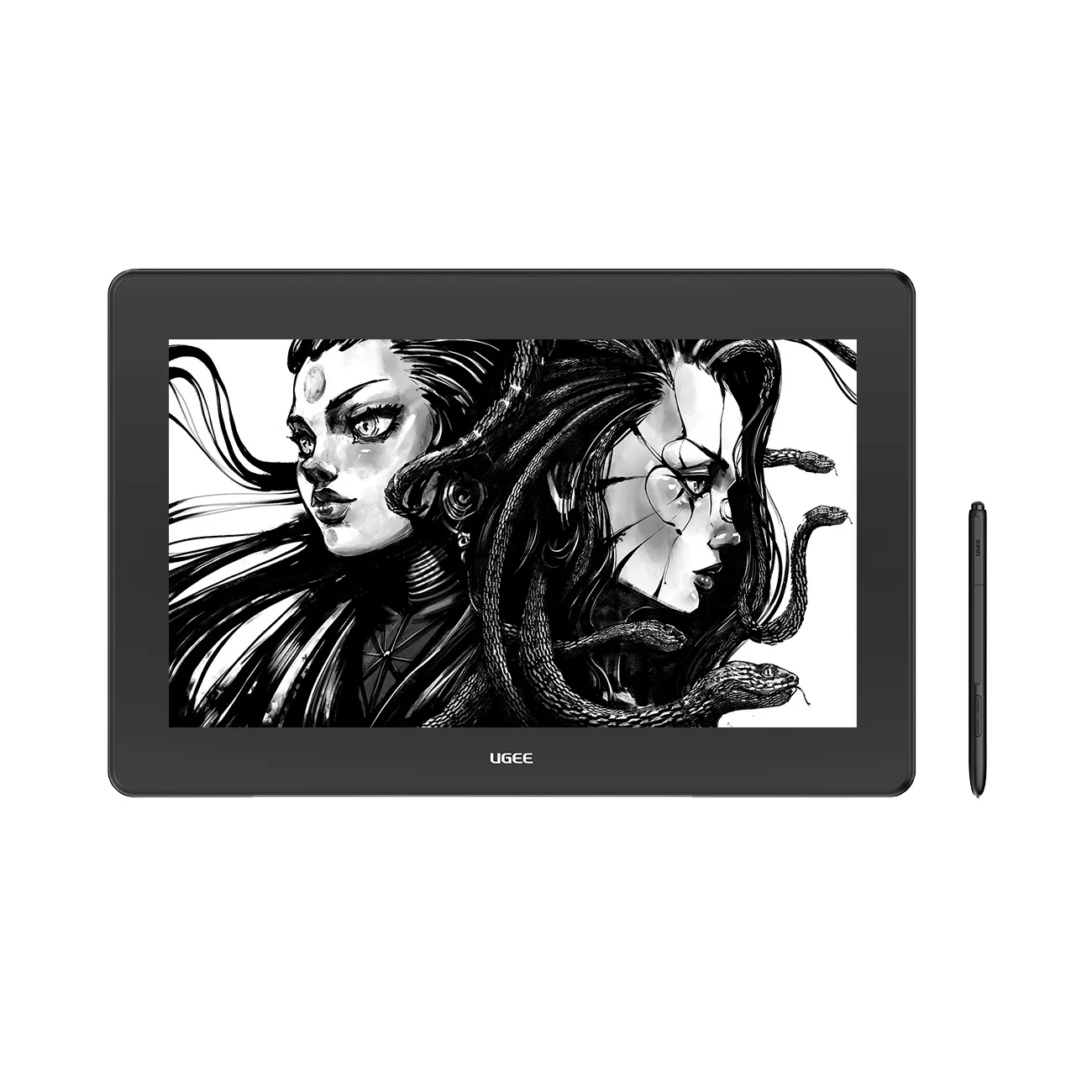Factory Hot Sales 15.6 Inches 8192 Pressure Level Digital Lcd Display Graphic Tablet Drawing Touch Pen Monitor
