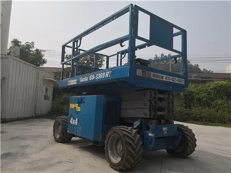 Genie Used Awp Lift GS 3369 RT 12m 4x4 electric Rough Terrain Scissor Lift for sale