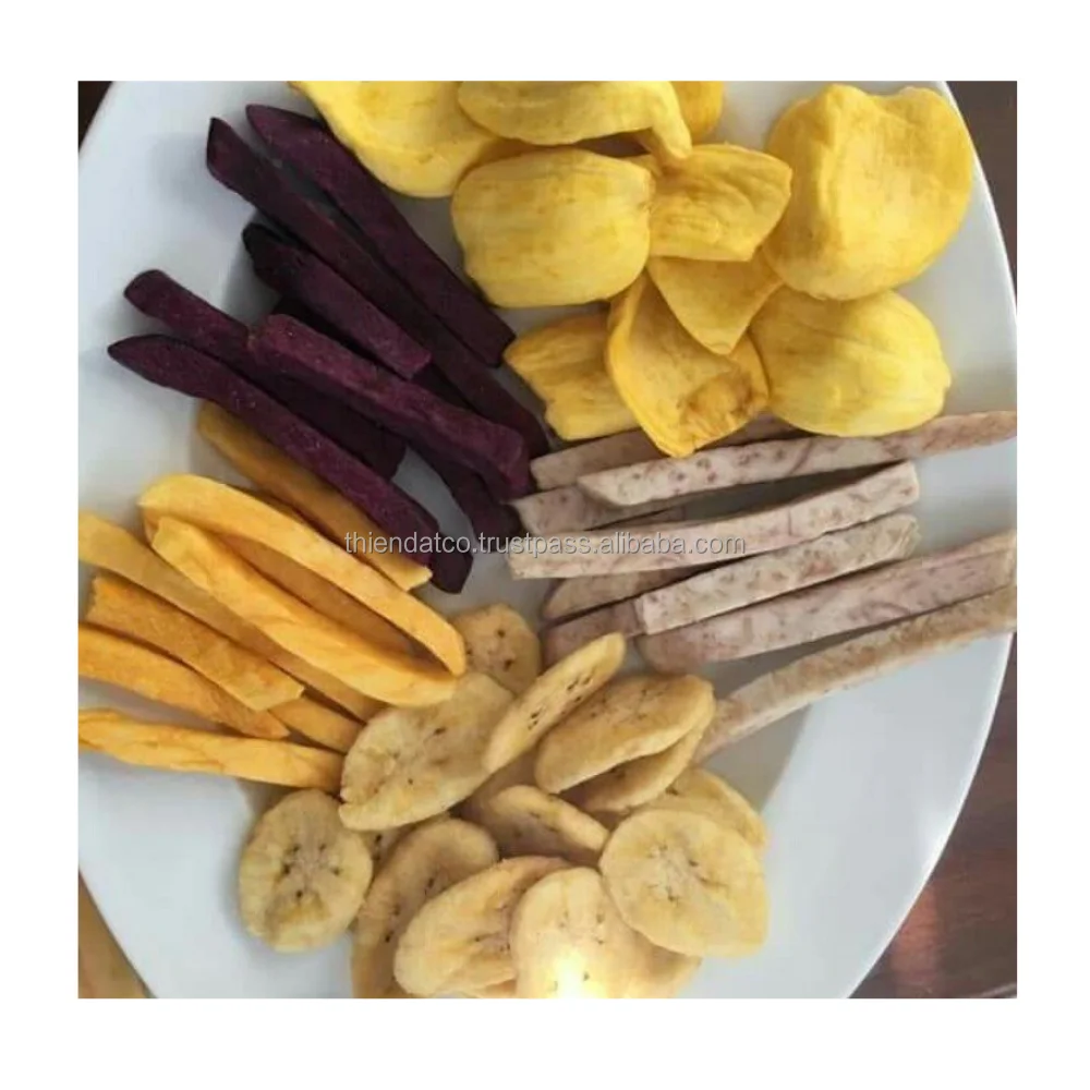 Вьетнамская еда и напитки банан сушеные фрукты нарезанные формы сладкий вкус вакуумная упаковка 98% натуральный фруктовый аромат