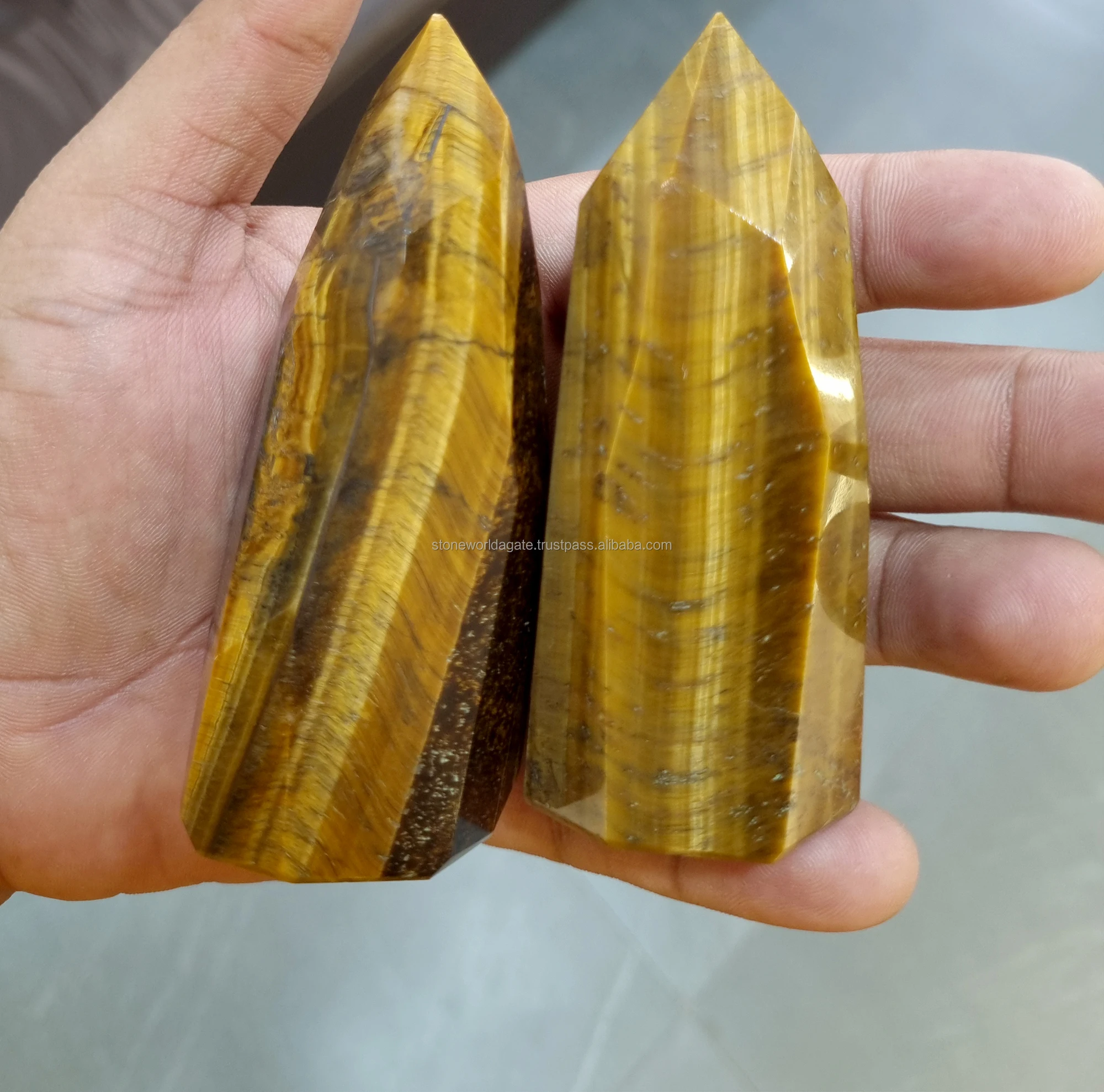 Tiger Eye Free Form Tower, Wholesale Large Tiger eye Freeform Tower Point, Healing Crystal Stone Natural Feng Shui Tower