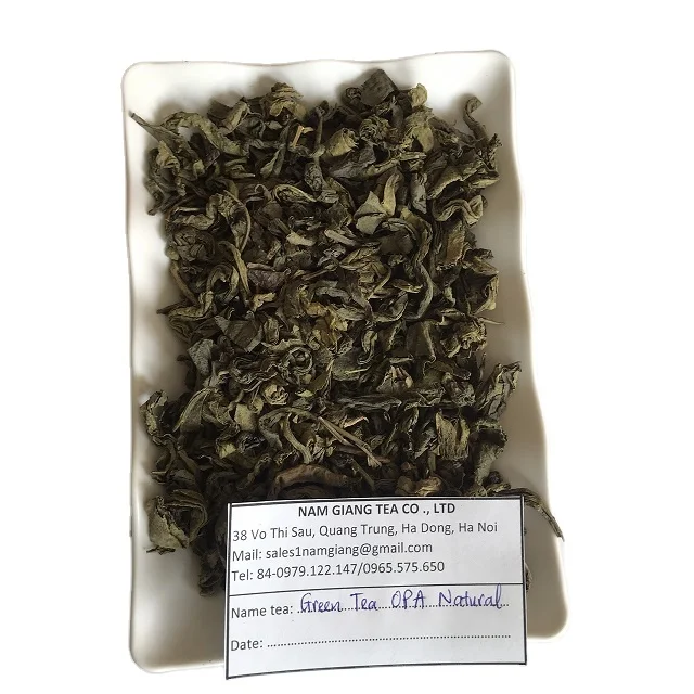 GREEN TEA OPA High quality tea from Vietnam Certified bulk order for Pakistan market