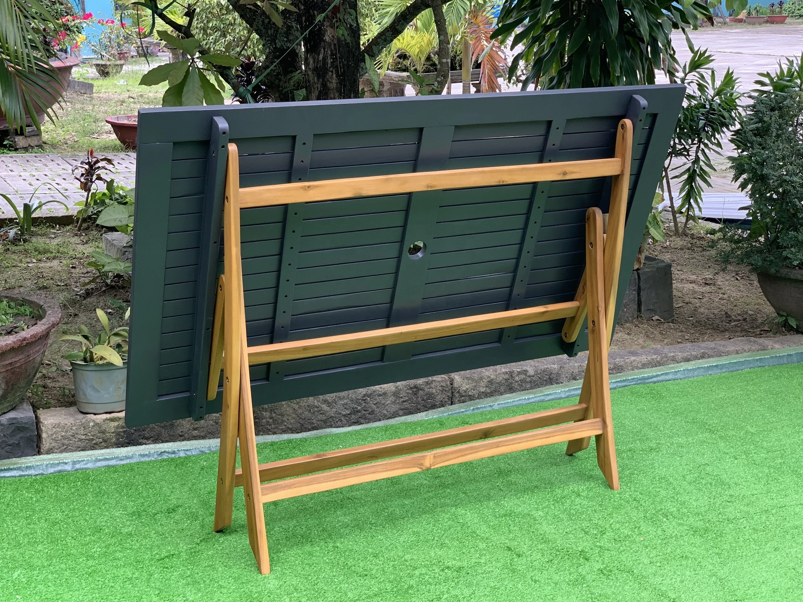 Outdoor Acacia Wood Folding Dining Table