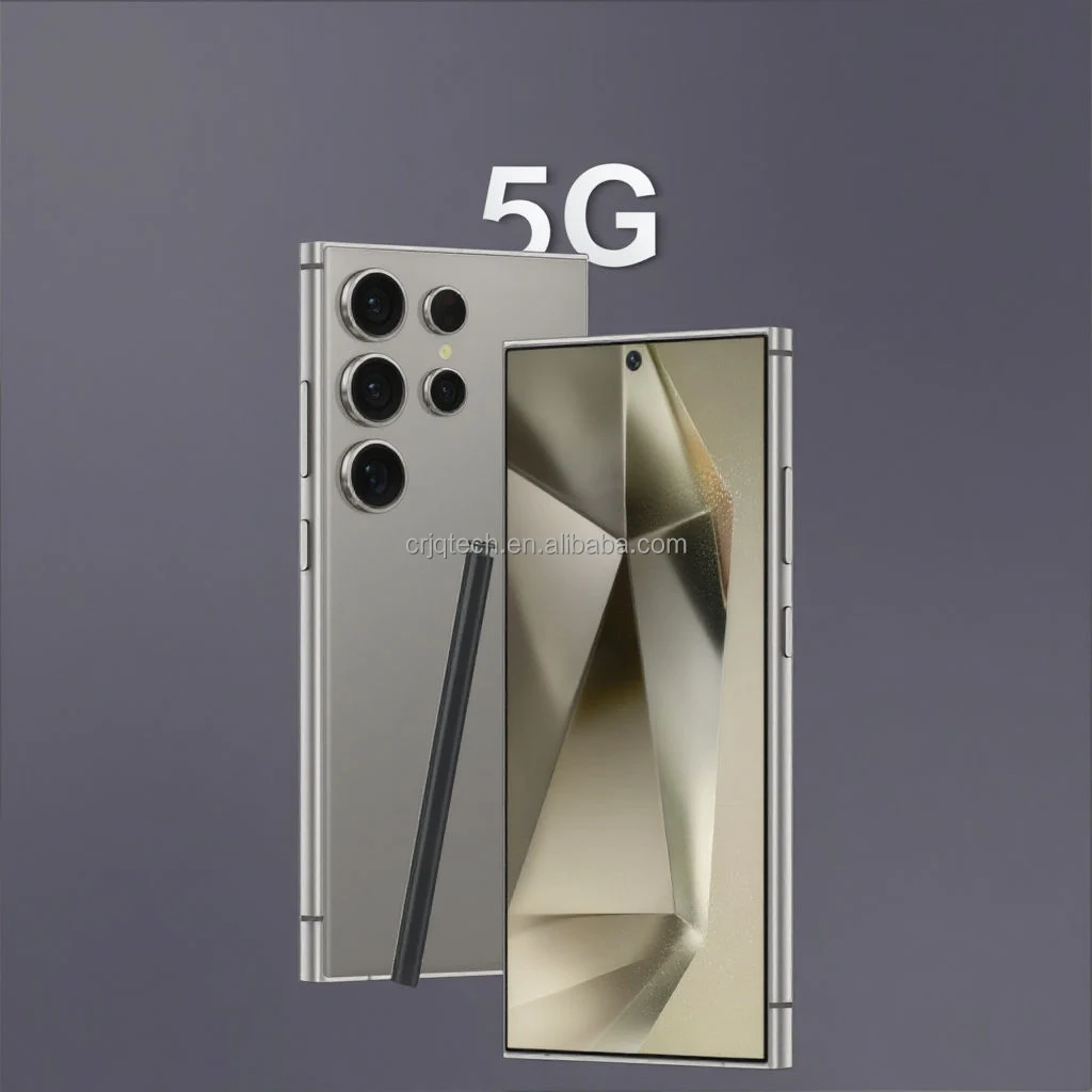 2024 For Africa Market Factory Price S25 Ultra+ Unlocked Smartphone Dual SIM+TF Card Flash Memory 5G S25 Ultra Plus Cell Phones