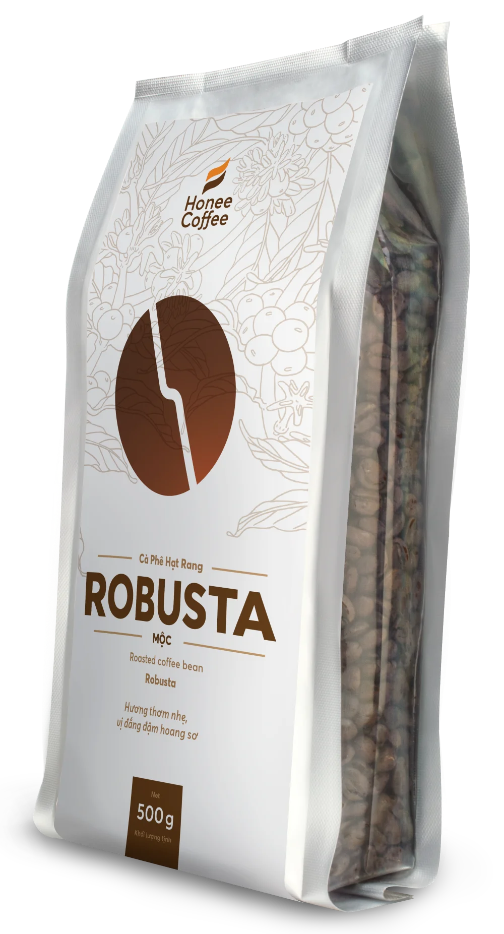 Honee Coffee - Robusta roasted coffee bean high quality single origin 250g 500g 1kg