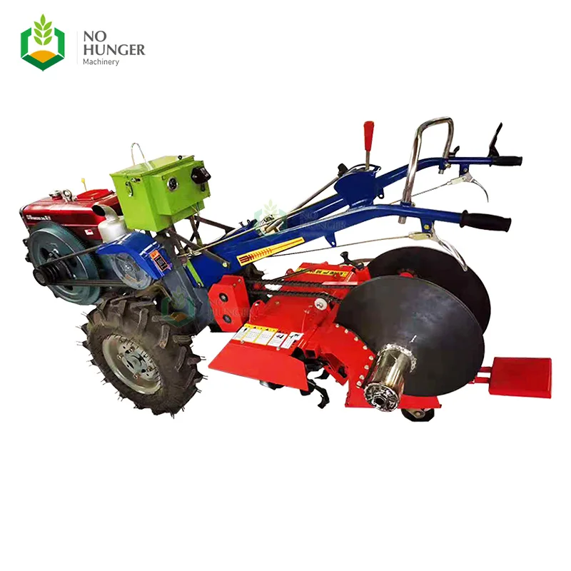 Walking Tractor For Single Plough Of Seat Power Harrow Rotary Tiller