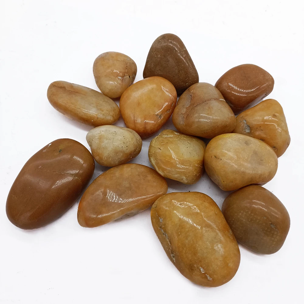 Pebble Rocks Suppliers Selling High Quality White Pebble Stone / Pebble Rocks Natural Resin Bond Gravel