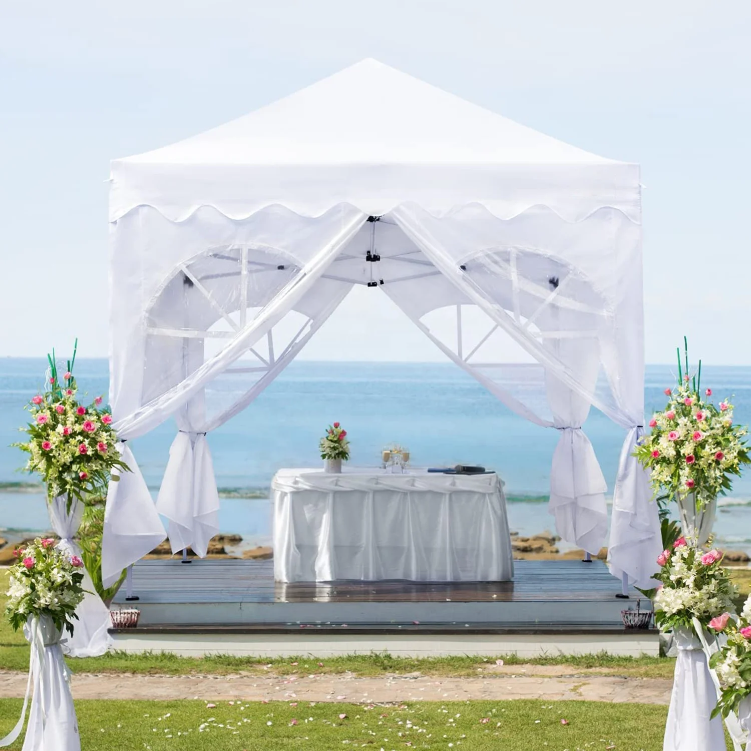 Pop Up Canopy Tent 10X10 Instant Canopy Outdoor 10x10 White wedding marquee tent wedding party marquee tent