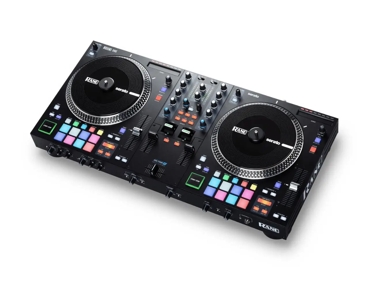 Один 2-Канальный Профессиональный диджейский контроллер с 7 Моторизованными настилами