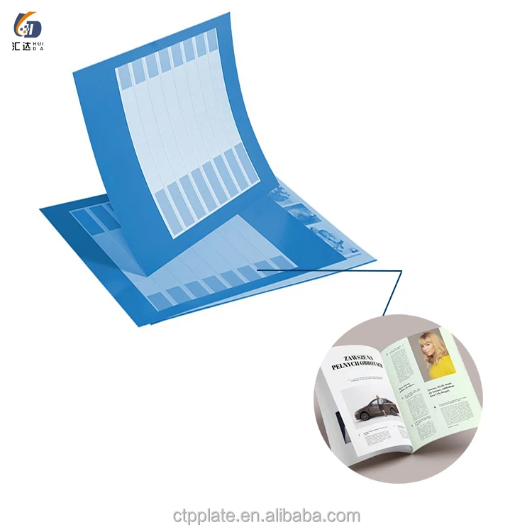 Высокое качество UV CTP CTCP печатные пластины использование на офсетной печатной машине