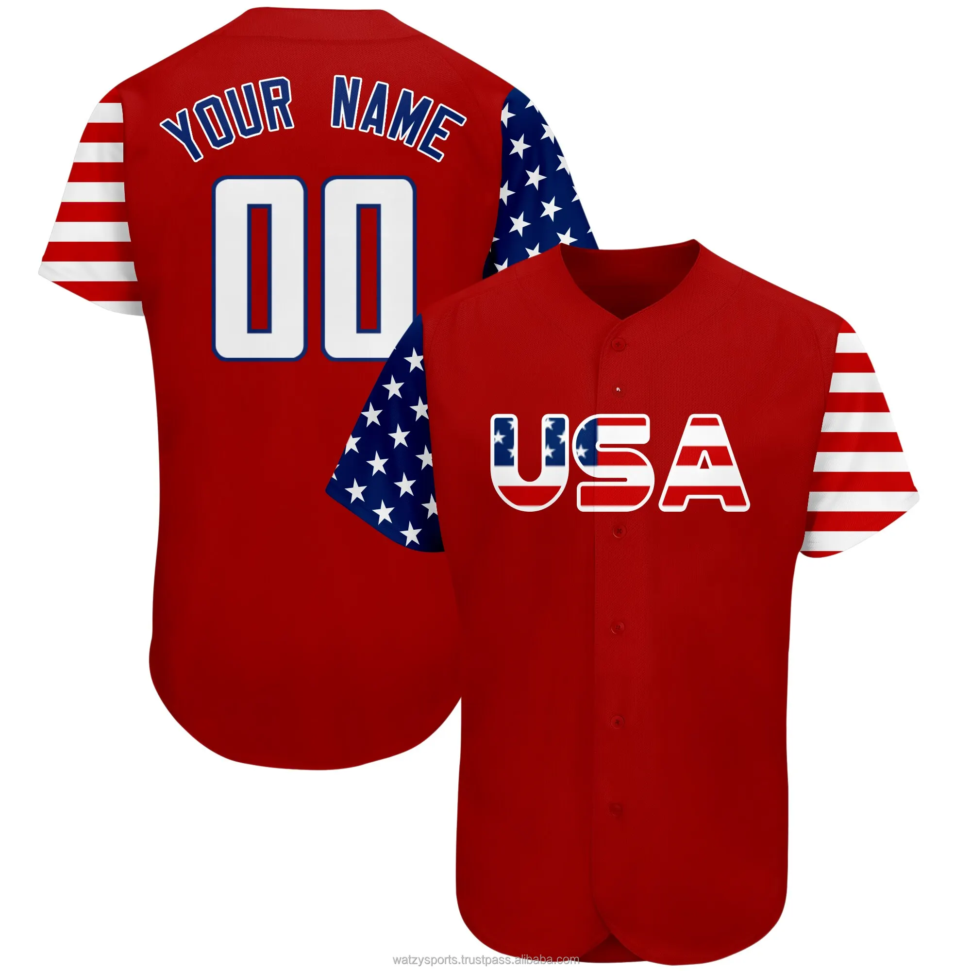 Custom Sublimation Breathable Men Team Baseball Jersey Shirt Wholesale Polyester Baseball Wear Clothes Softball Uniform Shirts