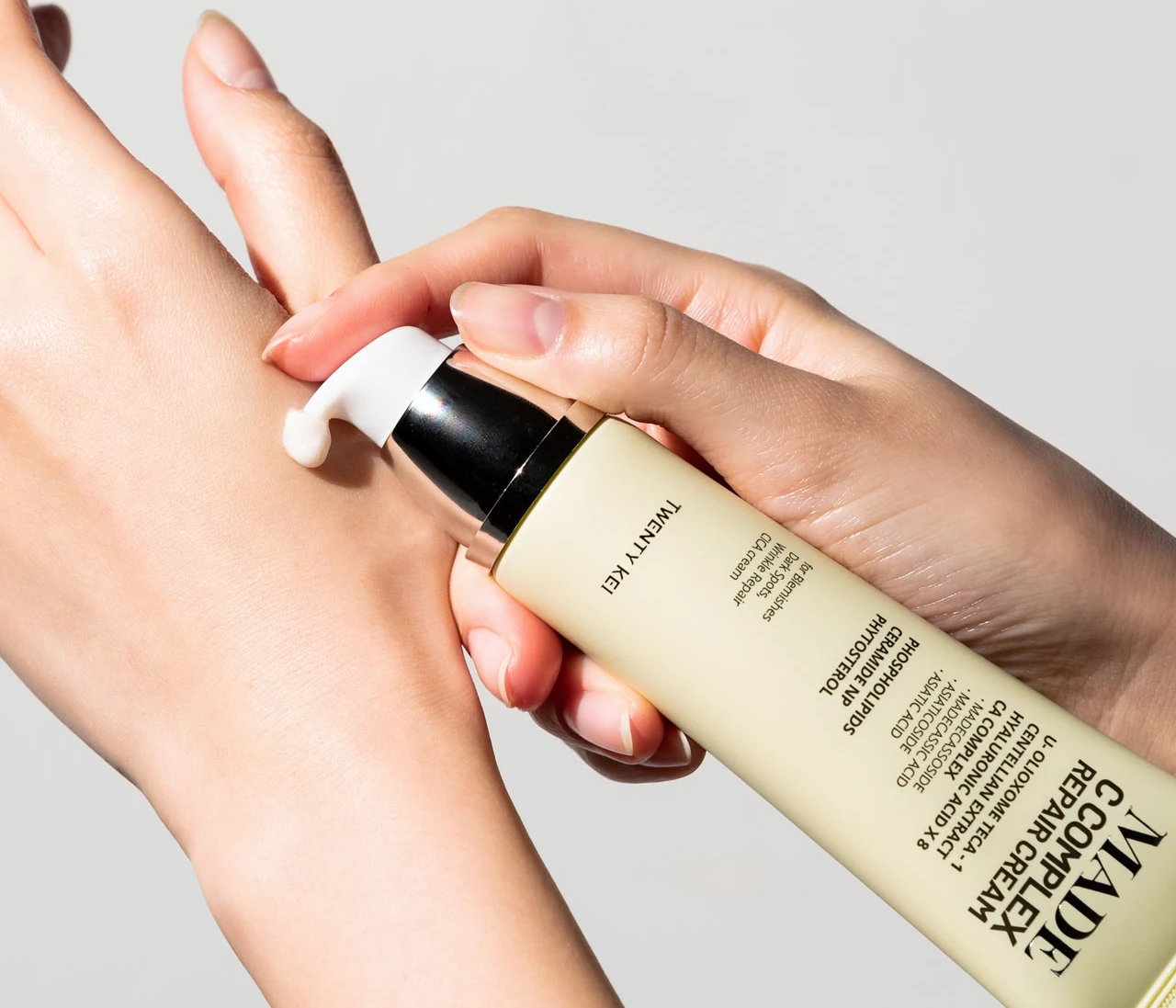 Twenty Kei 50ml MADE C Complex Repair Cream with Korean Hyaluronic Acid and Centella Natural Ingredients for Skin Repair