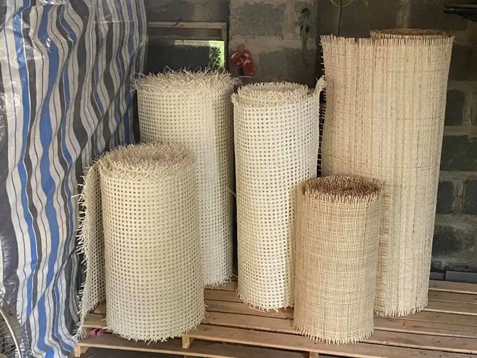 Woven Open Mesh Cane for Furniture Chair Cabinet Ceiling 100 % natural Vietnamese Rattan high-quality