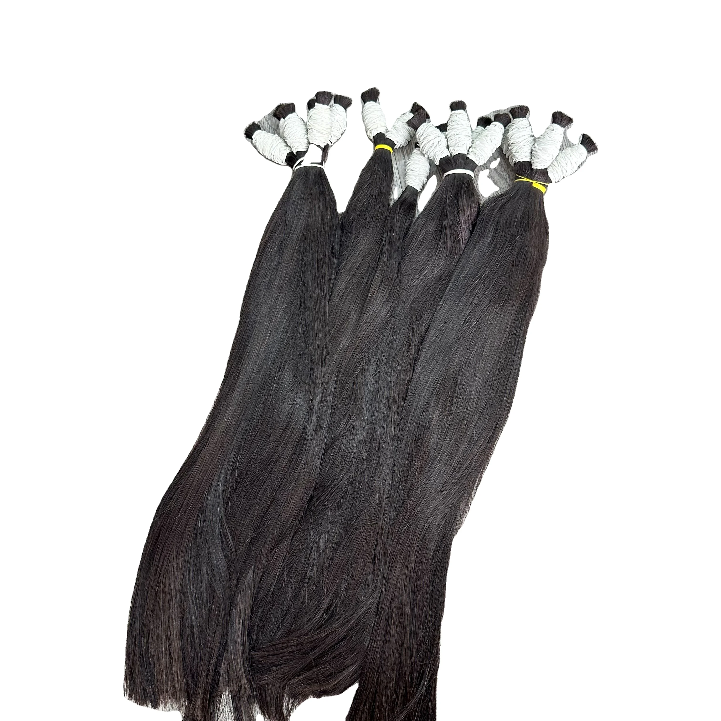 Best selling human hair bulk human hair for braiding hot sale natural virgin raw Vietnamese hair vendor
