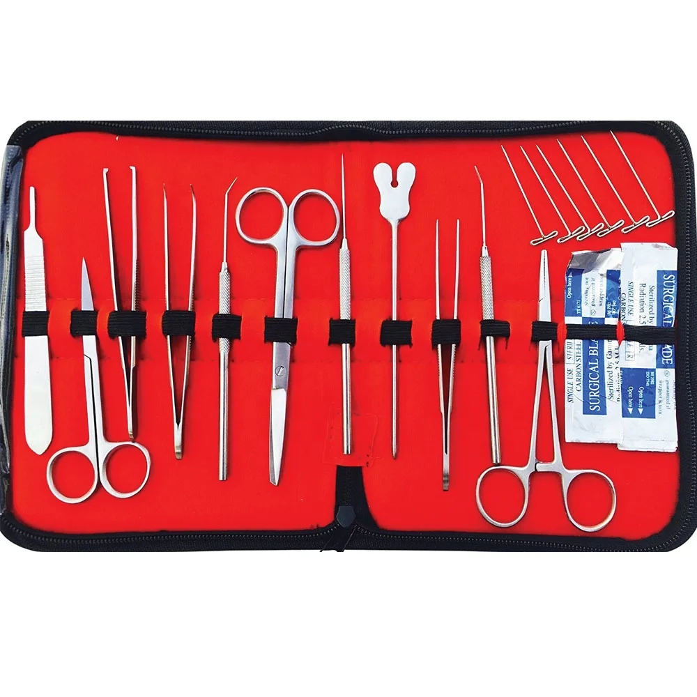 Advanced 2021 Student Dissection Dissecting Kit 6 T Pins Biology & Anatomy tools Medical Student Surgical Instruments Set Kit