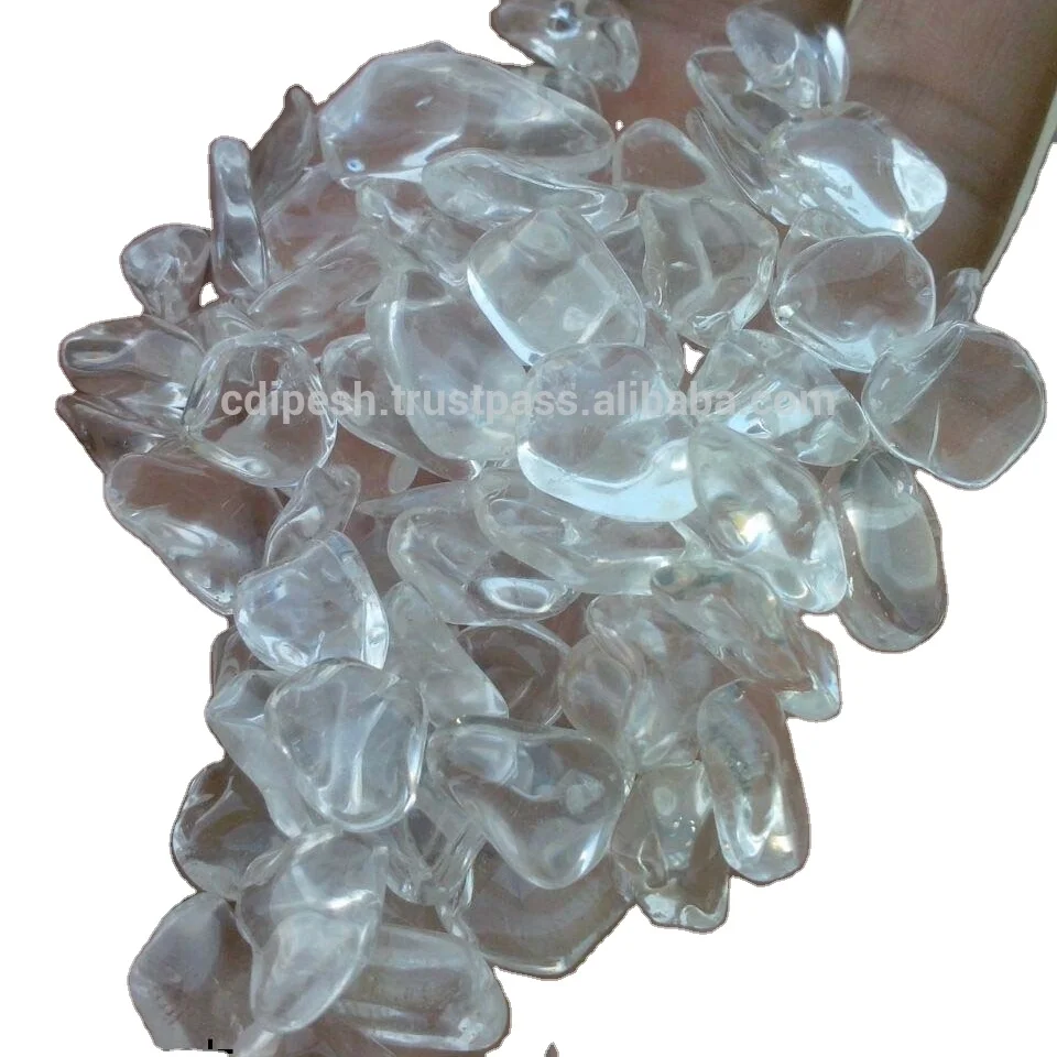 Crystal clear quartz glass for decoration and terrazzo flooring and precius application industrial used