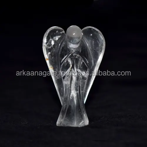 Wholesale Clear Quartz Angel Stone Gemstone chakra crystals healing for sale