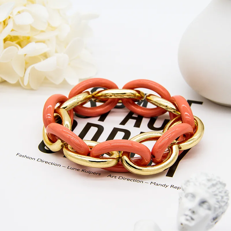 Chunky Bracelets For Women 2022 Fashion Stainless Steel Jewelry Custom Name Bracelets Love Charm Bracelets