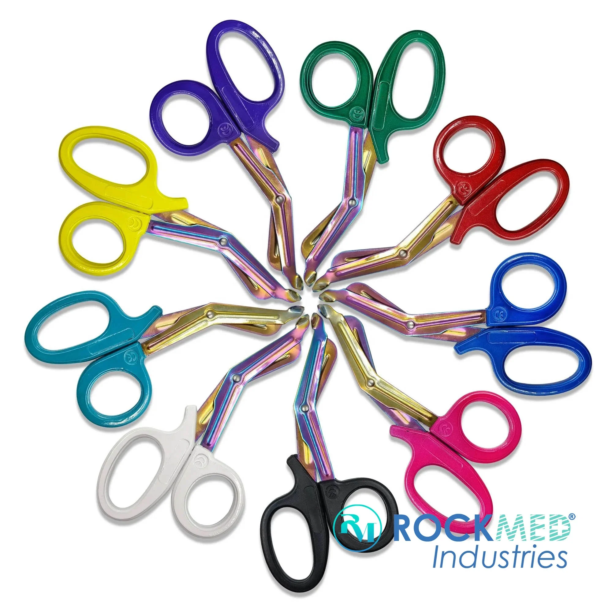 Trauma Shears Black / Safety Medical Scissors with Blunt Tip