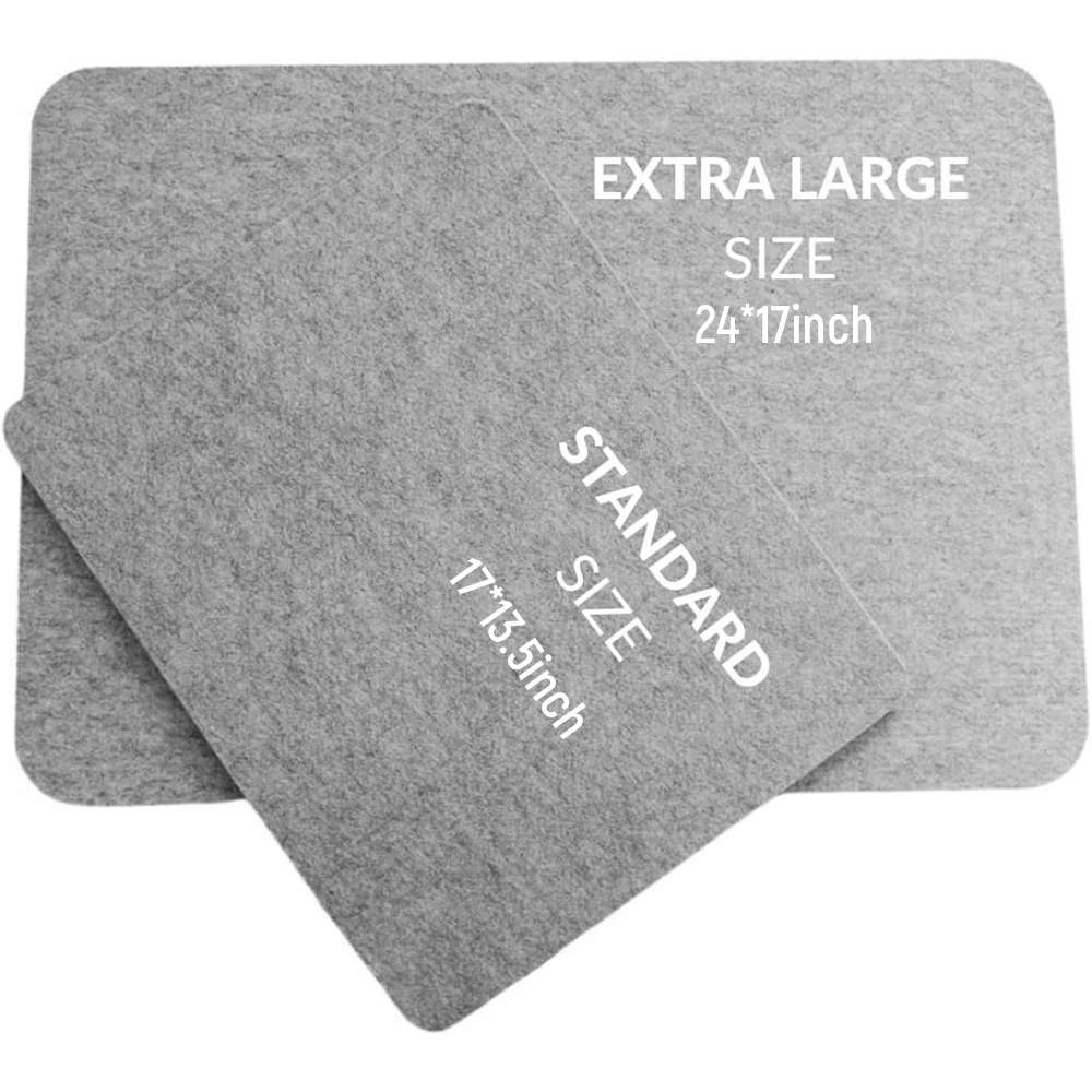 Upin 17x24in Wool Ironing Mat for Quilters Pressing Table Crafting Quilt Ironing Pad