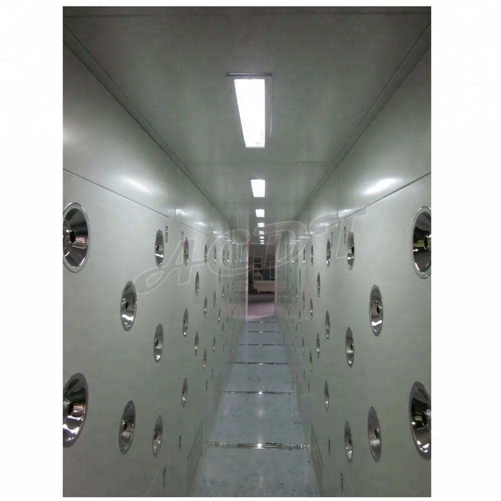 Modular Electronic Interlock Custom Stainless Steel Air Shower